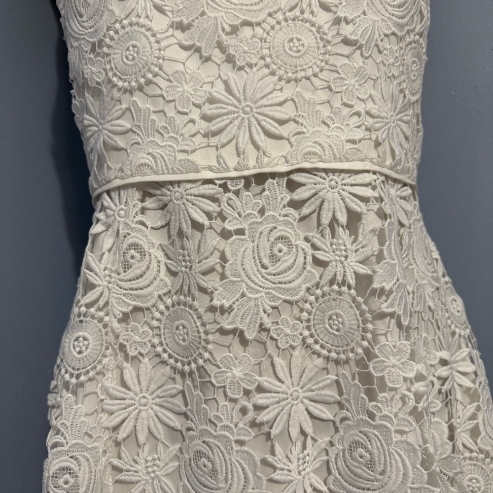 WHBM Floral Lace Dress - Picture 4 of 16